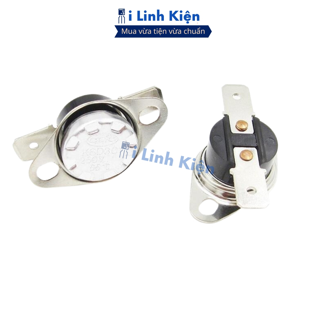 Rơ le nhiệt KSD301 90 độ 10A 250V thường đóng chất lượng tốt ilinhkien