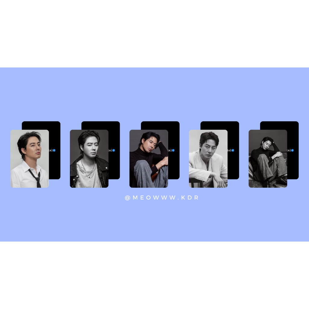 set card bo góc Jo In Sung- Zo In Sung- Kim Do Sik "Moving"