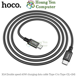 Cáp Sạc Type C to Type C 60W Hoco X14 - Chiều Dài 1M, 2M - Chính Hãng - Hoàng Yến Computer