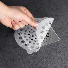 set 10 miếng dán lọc rác thoát sàn chống tắc nghẽn 10x10cm