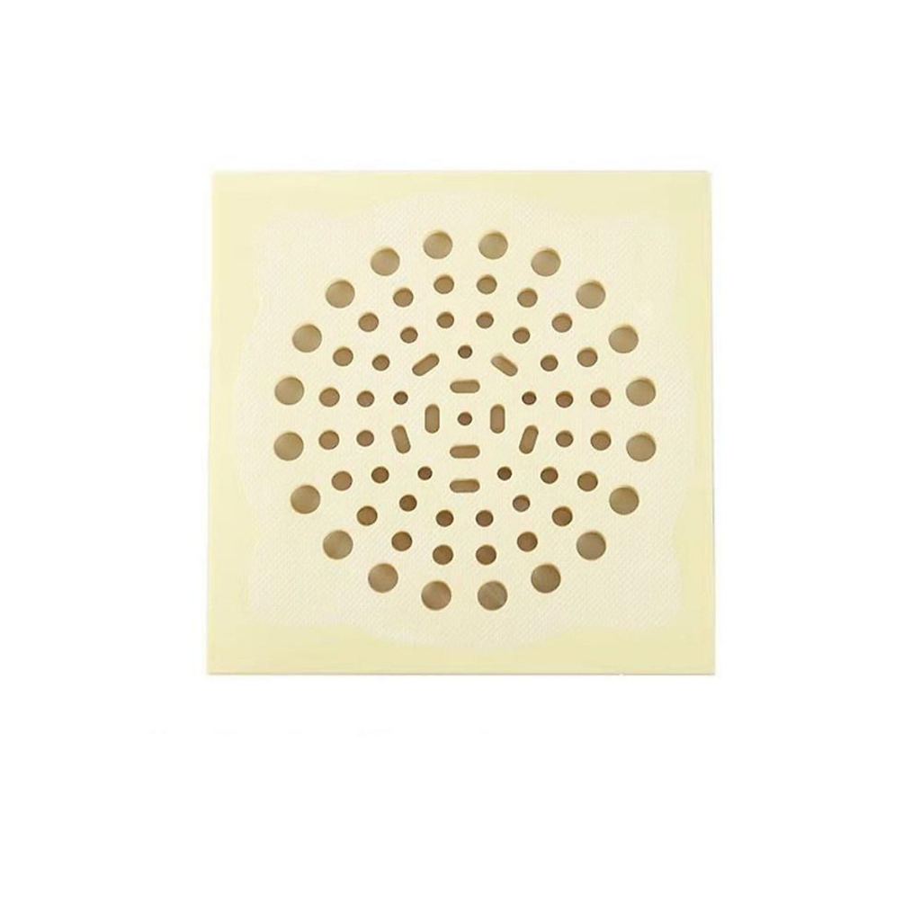 set 10 miếng dán lọc rác thoát sàn chống tắc nghẽn 10x10cm