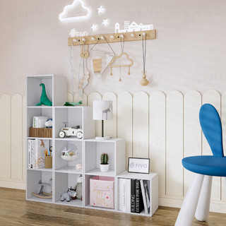 Kệ Sách Gỗ Tổ Ong FIVO FB01 Đa Tầng Dễ Lắp Ráp, Có Tấm Lưng Dày Dặn, Phù Hợp Với Mọi Không Gian, Đa Dạng Cách Sắp Xếp
