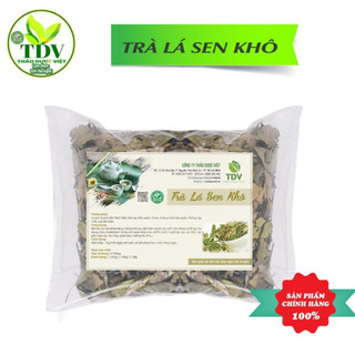 Trà lá sen non sấy khô giảm cân, ngủ ngon Hàng công ty Thảo Dược Việt ( Hàng mùa mới xanh sách đẹp y hình)