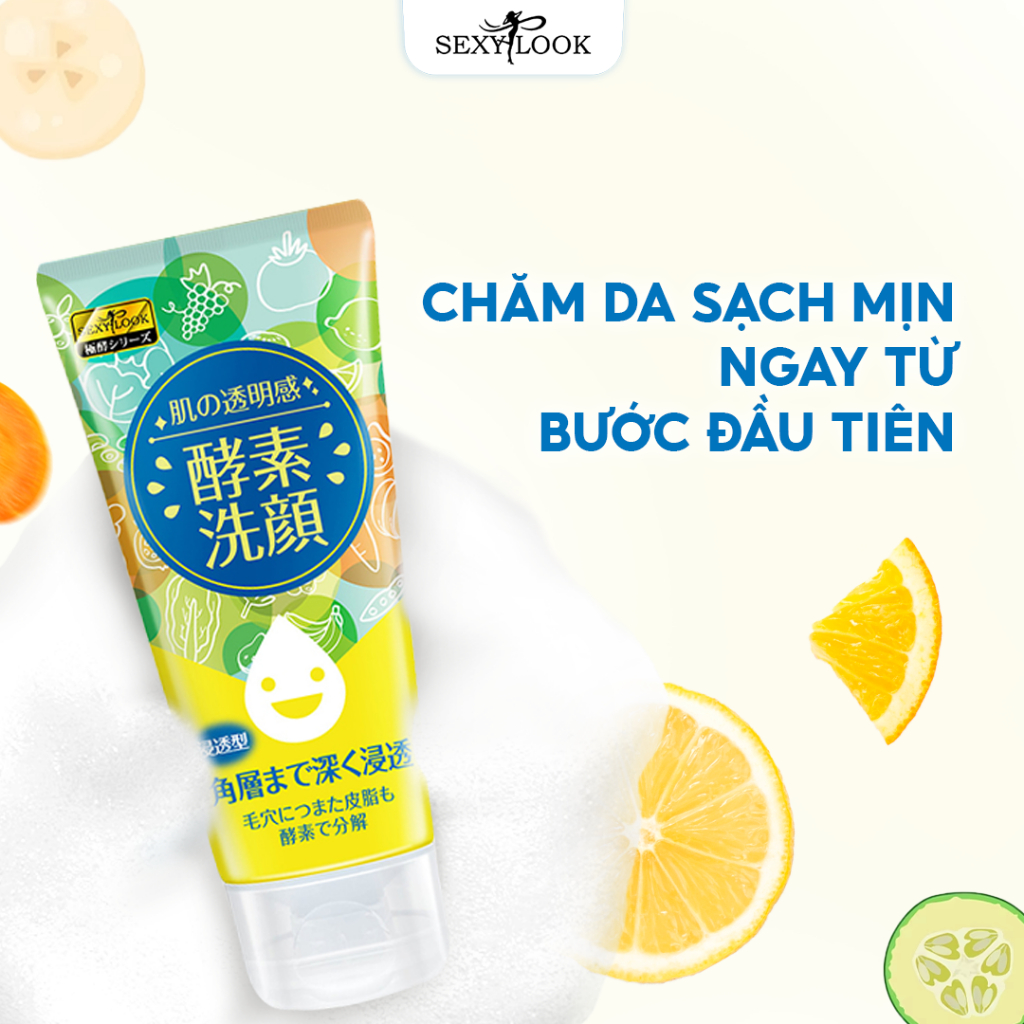 Ảnh Sữa Rửa Mặt Lên Men SEXYLOOK Dưỡng Trắng Giảm Thâm 120g 3