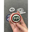 patch vải ủi nhiệt thêu mẫu logo tròn cao cấpp