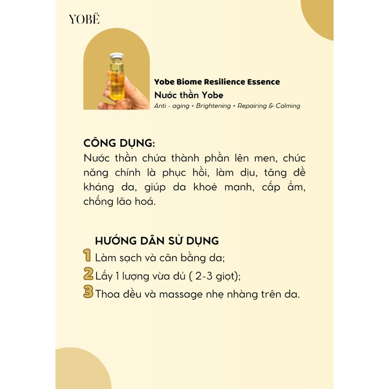 Nước Thần Yobe - Esilence Essence 20ml và 120ml [CHÍNH HÃNG]