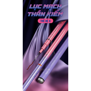 Cần câu Lục Mạch Thần Kiếm 5,5h thế hệ 2 siêu nhẹ ,siêu khẻo (bảo hành 2 năm 2 lóng miễn phí)