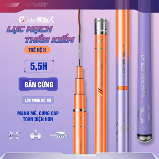 Cần câu Lục Mạch Thần Kiếm 5,5h thế hệ 2 siêu nhẹ ,siêu khẻo (bảo hành 2 năm 2 lóng miễn phí)