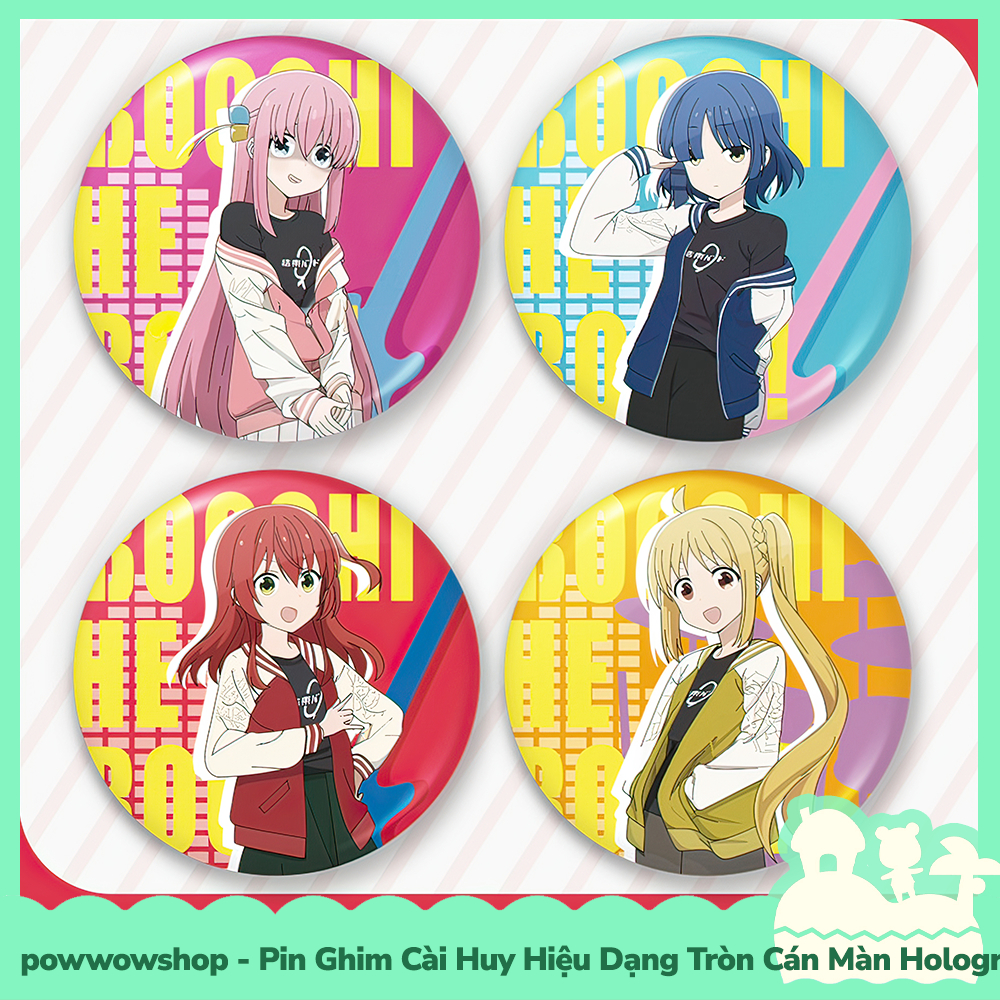 [Sẵn VN - Hỏa Tốc] Huy Hiệu Pin Ghim Dạng Tròn 58mm Cài Áo / Túi / Balo ...