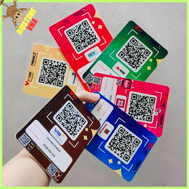 [SIÊU HỎA TỐC] Bảng quét mã QR CODE (sẵn dán mặt sau) bền đẹp chất ...