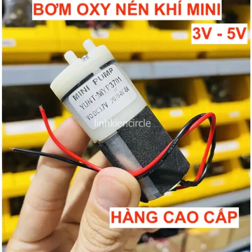 Máy bơm không khí hút chân không mini 3V 3.7V 5V motor 370 lưu lượng lớn bơm máy đo huyết áp máy hút sữa - LK0373