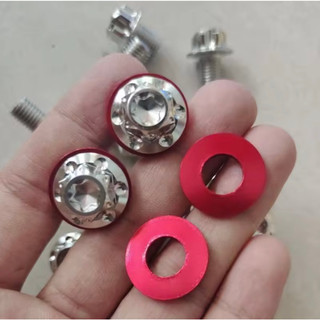 DIAMOND - ỐC ĐẦU TRỤ 10LI VÀNH TO - CHÂN KÍNH, TREO PÔ, PASS HEO SALAYA INOX gắn mọi loại xe