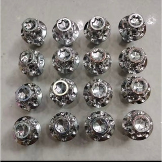 DIAMOND - ỐC ĐẦU TRỤ 10LI VÀNH TO - CHÂN KÍNH, TREO PÔ, PASS HEO SALAYA INOX gắn mọi loại xe