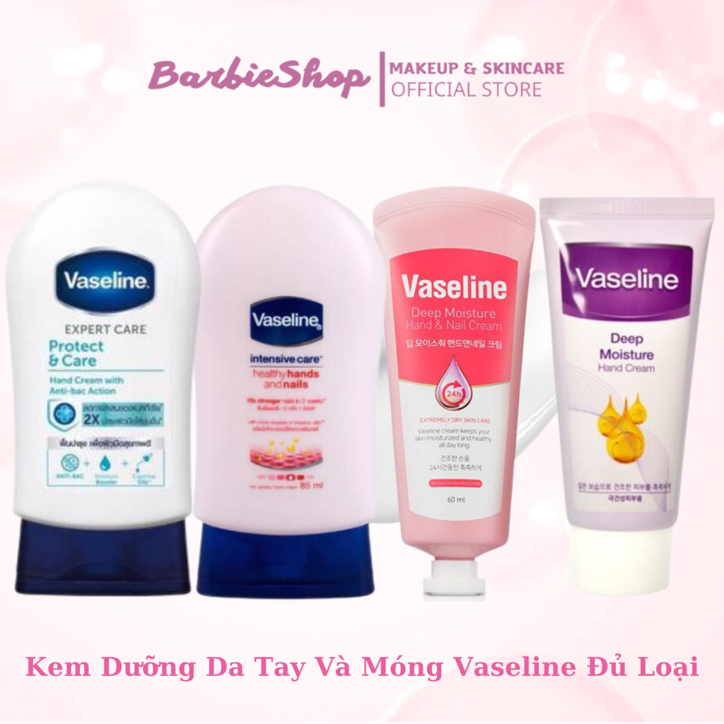 Kem Dưỡng Da Tay Và Móng Vaseline Healthy Hands And Nails 85ml 60ml 80ml Shopee Việt Nam 3973