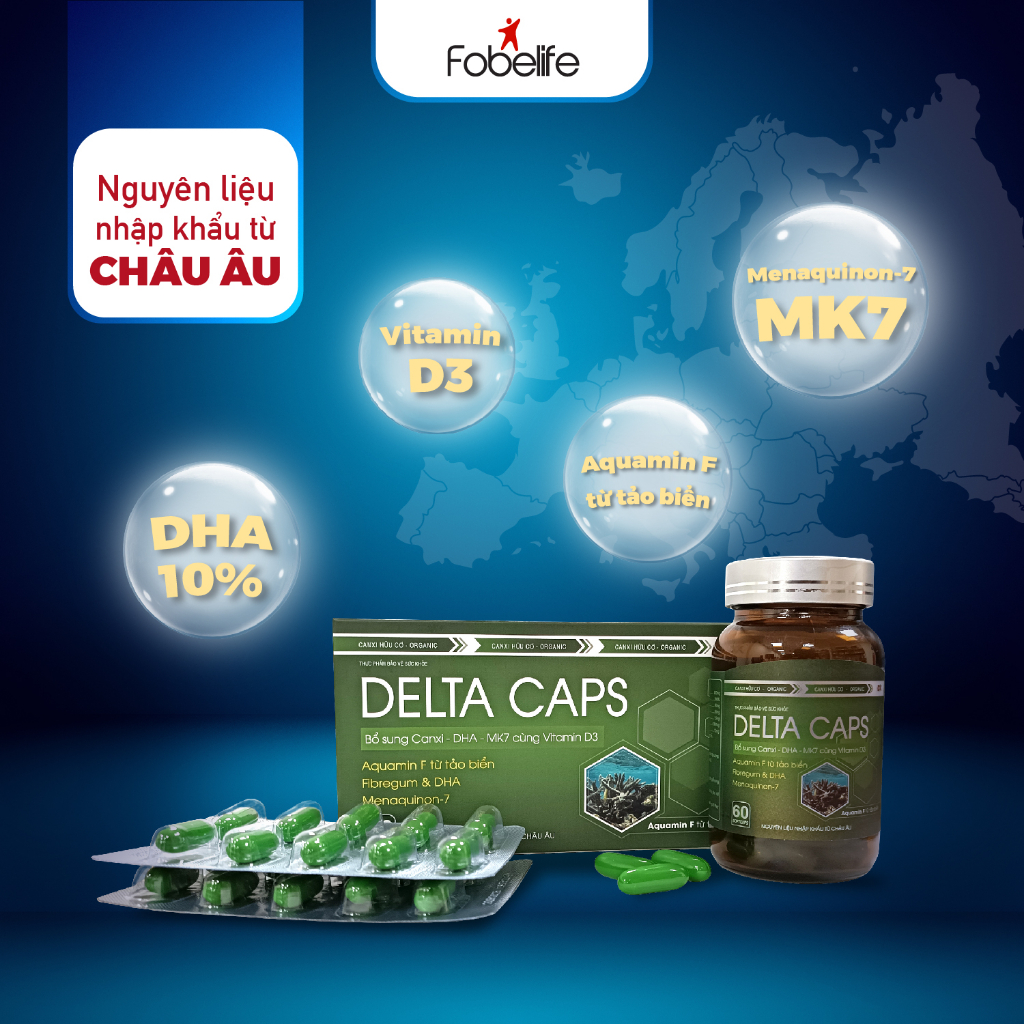 Viên Uống Canxi Deltacap ĐK Giúp Xương Chắc Khỏe, Giảm Loãng Xương N1