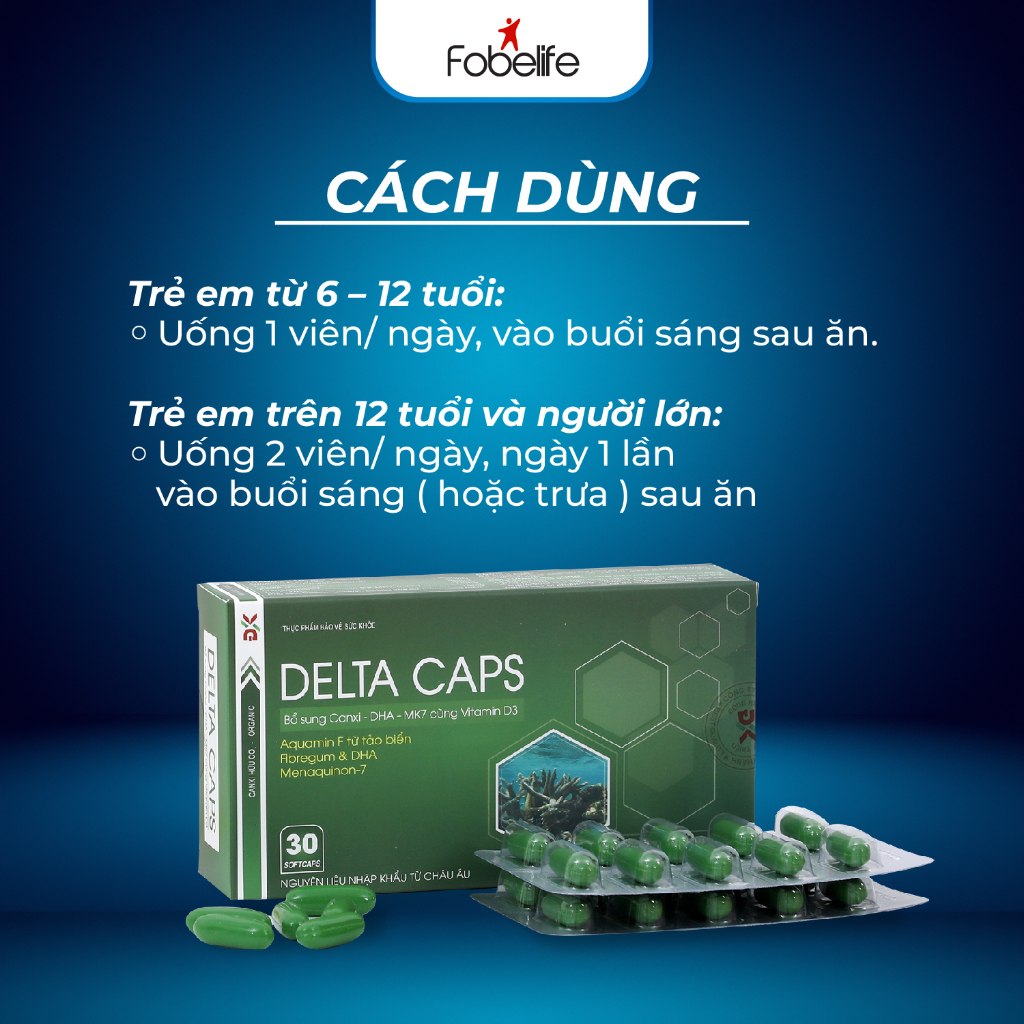 Viên Uống Canxi Deltacap ĐK Giúp Xương Chắc Khỏe, Giảm Loãng Xương N1