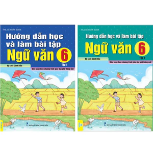 Sách - Combo 2 cuốn Hướng Dẫn Học Và Làm Bài Tập Ngữ Văn 6 - Bộ Sách Cánh Diều - ndbooks