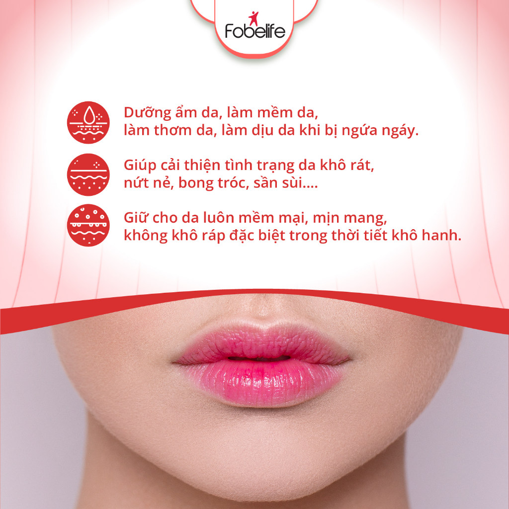 Sáp Dưỡng Môi Vaseline Fobelife Không Màu, Dưỡng Ẩm Giảm Tình Trạng Da Khô Nứt Nẻ N2 - Hũ 7g / 50g