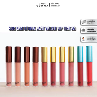 (Chính hãng) Son kem lì BBIA 25 màu đỏ nâu đất và các mã màu Hot của Bbia Last Velvet Lip Tint 5g