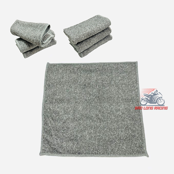 Khăn Than Tre Lau Xe Lau Bếp Lau oto Siêu Thấm Hút vệ sinh nhà cửa 25 x25 cm