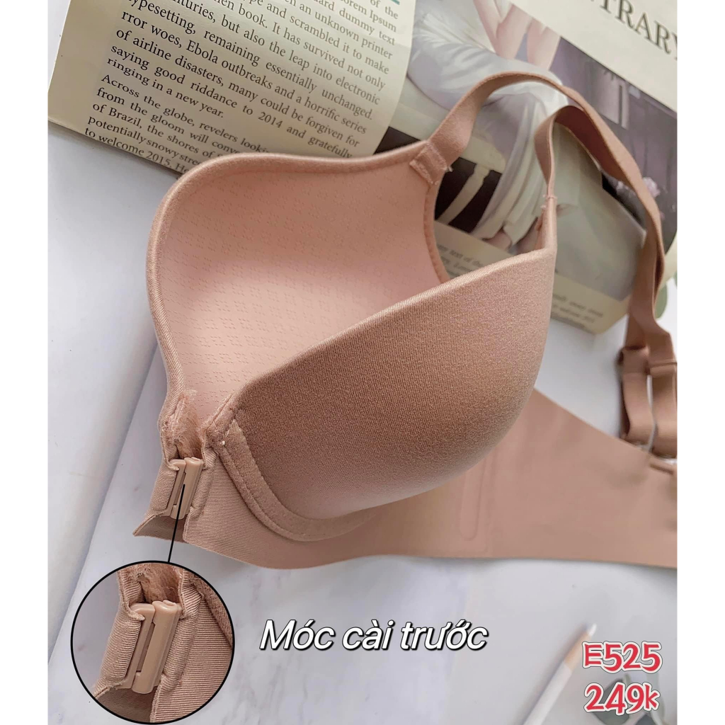 Áo Ngực Cài Trước Mút Dày Gọng Siêu Nâng Ngực - Áo Lót Nữ Cao Cấp 12h [ Mã E525 ]