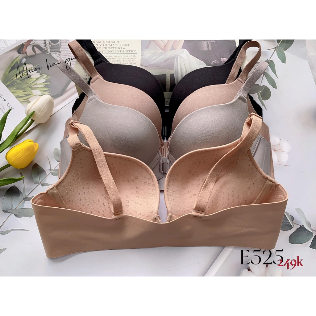 Áo Ngực Cài Trước Mút Dày Gọng Siêu Nâng Ngực - Áo Lót Nữ Cao Cấp 12h [ Mã E525 ]