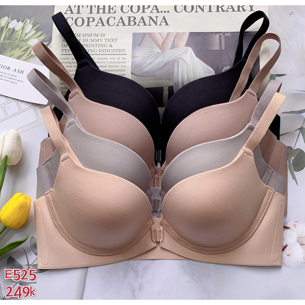 Áo Ngực Cài Trước Mút Dày Gọng Siêu Nâng Ngực - Áo Lót Nữ Cao Cấp 12h [ Mã E525 ]