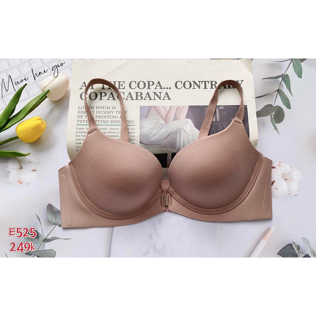 Áo Ngực Cài Trước Mút Dày Gọng Siêu Nâng Ngực - Áo Lót Nữ Cao Cấp 12h [ Mã E525 ]