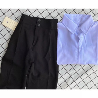 Quần Tây Học Sinh Nữ 2 Cúc, Quần Baggy Học Sinh Lưng Cao Ôm Eo Tôn Dáng MA266