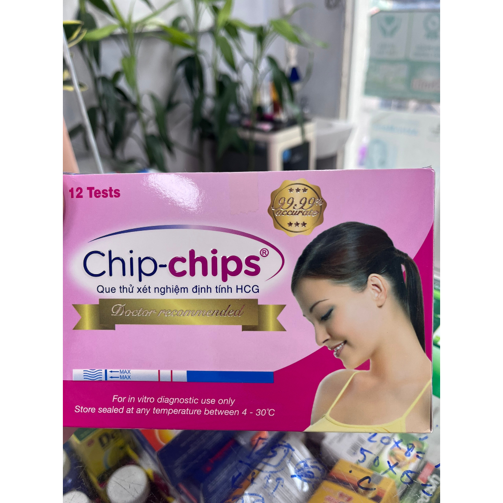 QUE THỬ THAI CHIPCHIPS Nhanh Chóng Chính Xác 99 Che Tên Khi Giao