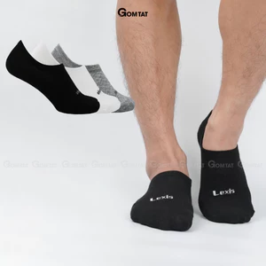 Tất nam đi giày lười LUXIS cao cấp, chất liệu cotton cao cấp, mềm mại êm chân kháng khuẩn - LUXIS-S08