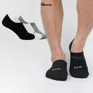 Tất nam đi giày lười LUXIS cao cấp, chất liệu cotton cao cấp, mềm mại êm chân kháng khuẩn - LUXIS-S08