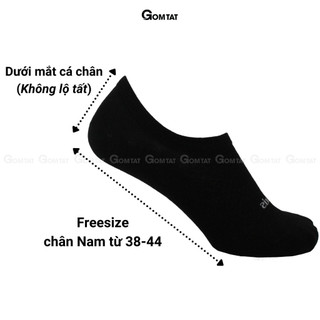 Tất nam đi giày lười LUXIS cao cấp, chất liệu cotton cao cấp, mềm mại êm chân kháng khuẩn - LUXIS-S08