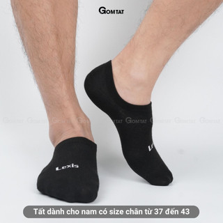 Tất nam đi giày lười LUXIS cao cấp, chất liệu cotton cao cấp, mềm mại êm chân kháng khuẩn - LUXIS-S08