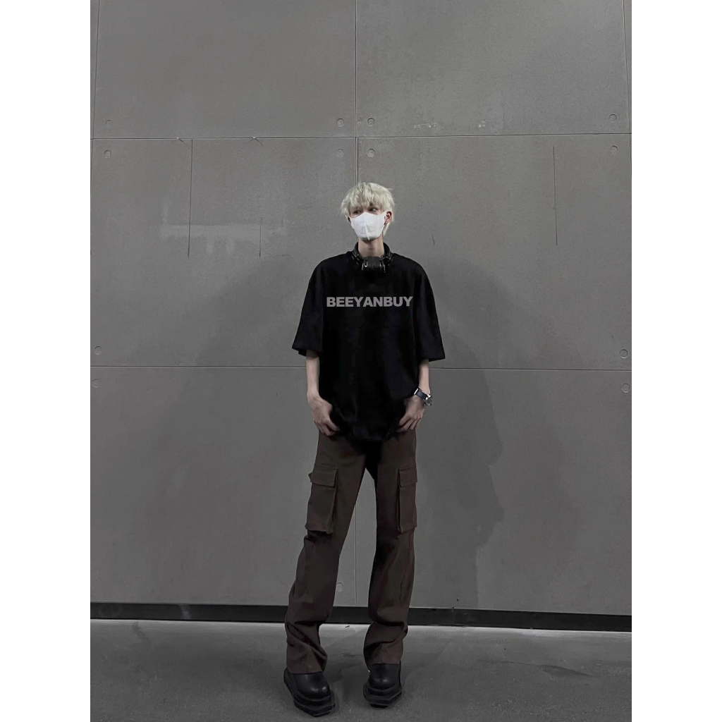 Áo thun Stee Cổ tròn BEE chữ Phản quang |CVCVNI| Unisex