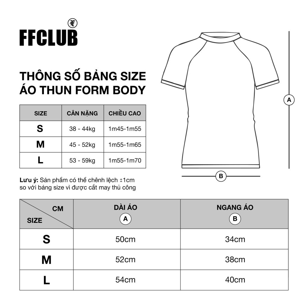 ÁO THUN BODY FFCLUB YOUR HEART MIX 1