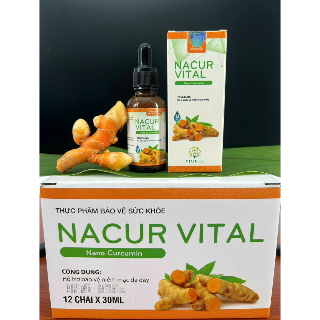 TINH CHẤT NGHỆ NACUR VITAL COMBO 2 CHAI 30ML CÔNG NGHỆ NANO HÀNG CHÍNH ...