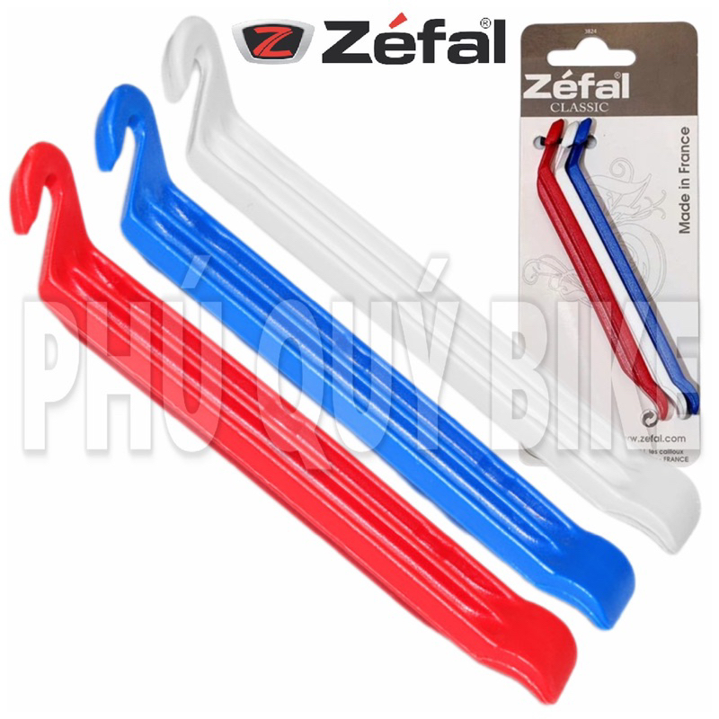 BỘ NẠY VỎ ZEFAL XE ĐẠP 3 MÀU (VỈ 3 CÂY)