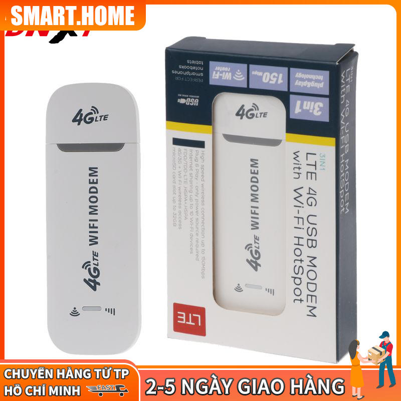 【HCM 24H】USB phát WiFi 4G DCOM phát WIFI 5G/4G TỐC ĐỘ 150Mbps-WiFi băng ...