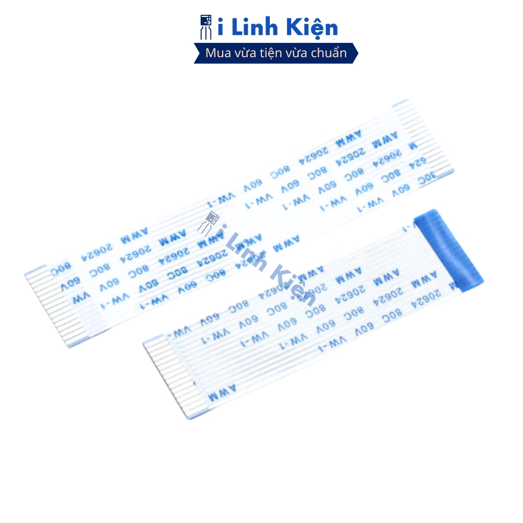 Cáp FFC 50P (5 cáp) thuận 0.5mm dài 20cm loại 1 chính hãng đảm bảo chất lượng ilinhkien.