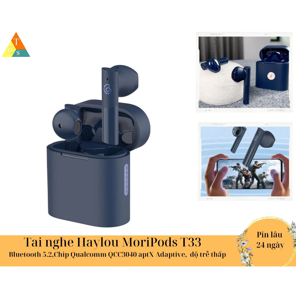 Tai nghe Haylou MoriPods True Wireless T33 | Shopee Việt Nam