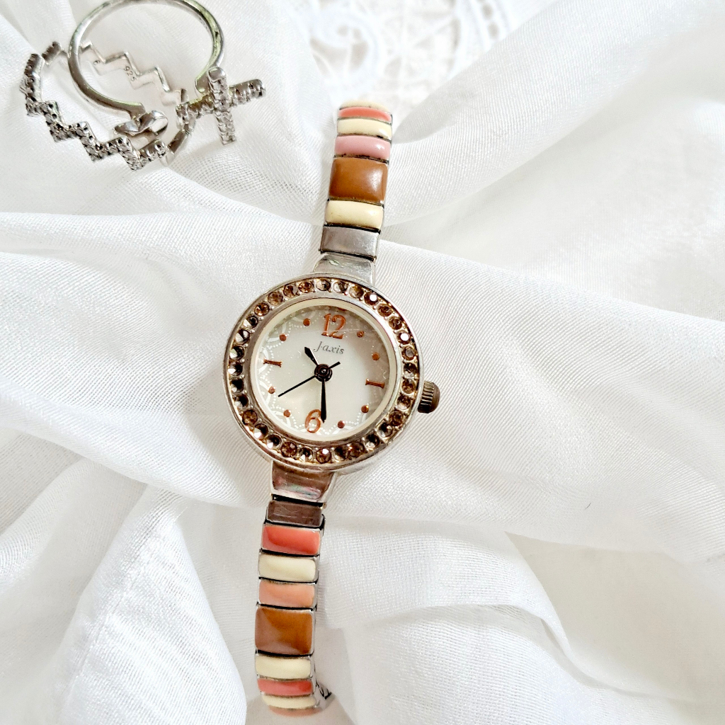 Đồng hồ Si Nhật Nữ JAXIS Japan Movt / Dây kiểu chun Shopee Việt Nam