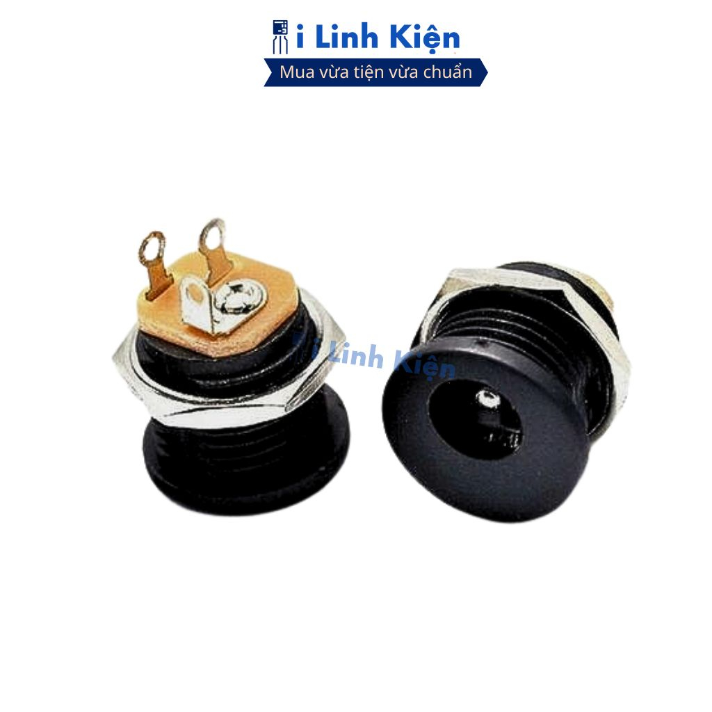 Combo 5 Jack nguồn DC cái 5.5x2.1mm tròn DC-022 ilinhkien