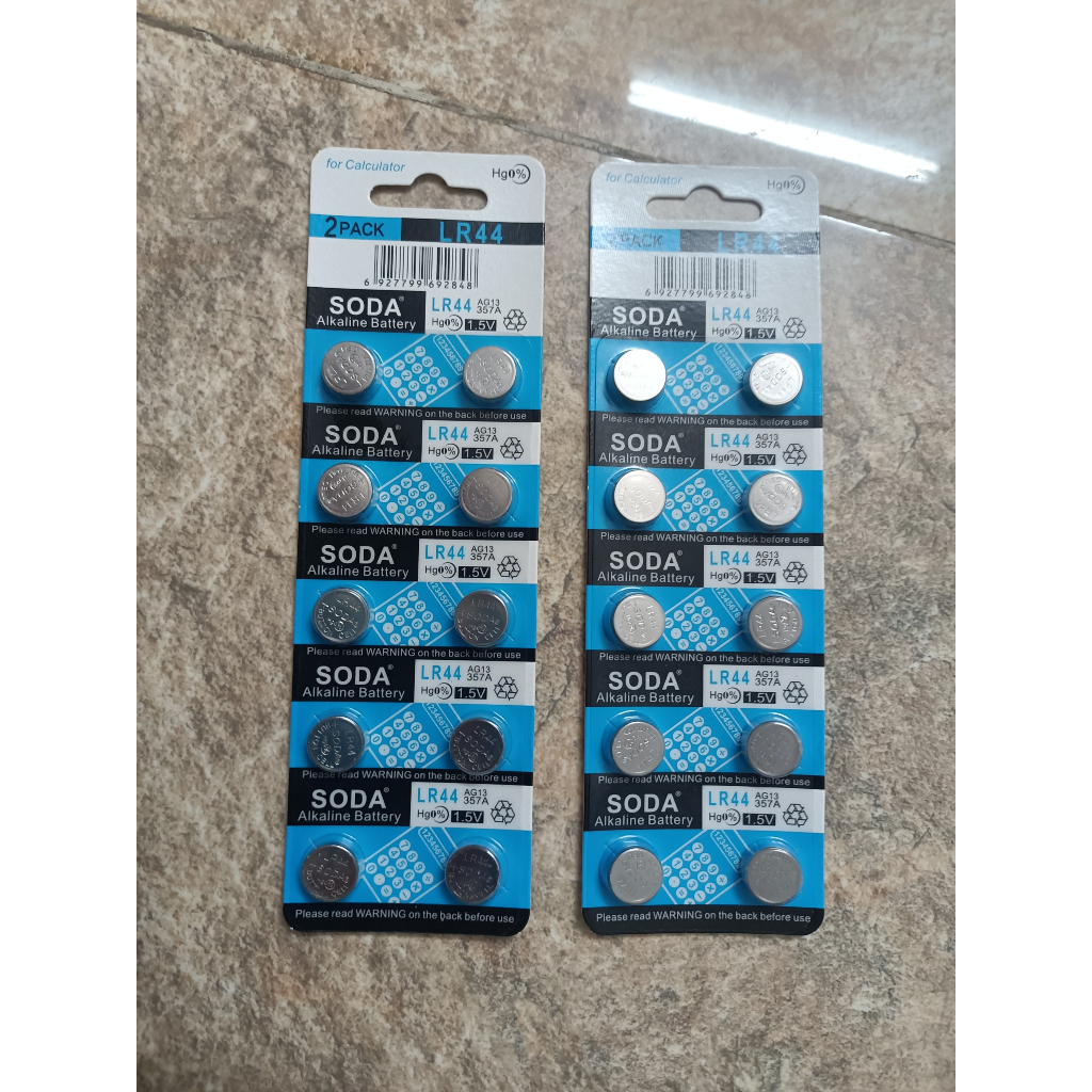 Pin cúc áo LR44, AAA các loại (vỉ 10 viên) | Shopee Việt Nam