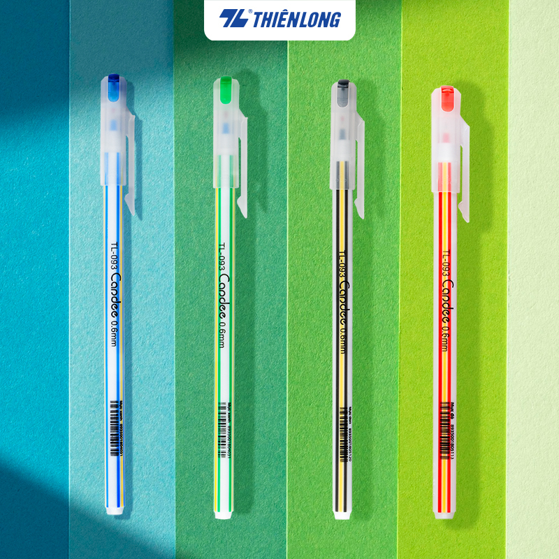 Ảnh Combo Bút Bi Thiên Long TL-093 đầu bị 0.6mm 1