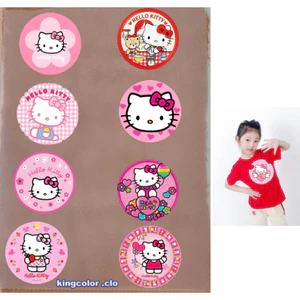 HÌNH ỦI QUẦN ÁO-sticker heLLo kitty in áo dính chăc bền đẹp không bong chóc.Uỉ TRỰC tiếp tại nhà bằng bàn là bàn ủi.