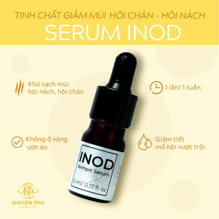 Serum hôi nách INOD Huyền Phi 5ml + 1cọ quét đắp mặt nạ tác dụng triệt hôi nách, hôi chân, mồ hôi tay chân