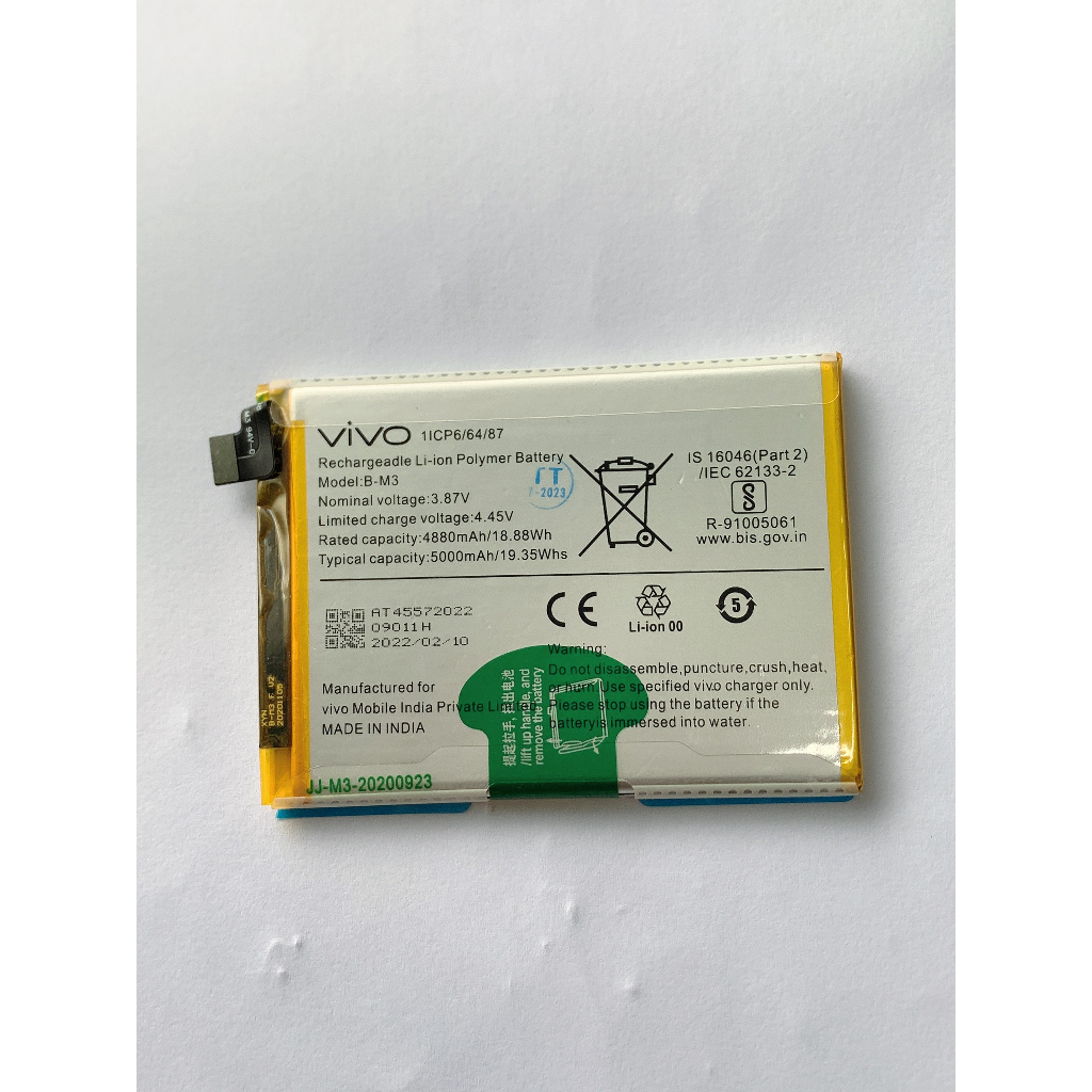 Pin Vivo B-M3 Chính Hãng Dùng Cho Vivo Y50 / Y30 | Shopee Việt Nam