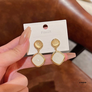 LD47 Bông Tai Nữ Dáng Dài LINDO, Bông tai Thời Trang Phong cách Thanh Lịch Thích Hợp Đeo Nhiều Dịp