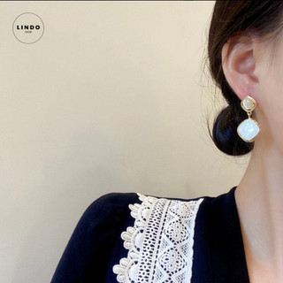 LD47 Bông Tai Nữ Dáng Dài LINDO, Bông tai Thời Trang Phong cách Thanh Lịch Thích Hợp Đeo Nhiều Dịp